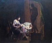 Joseph wright of derby Penelope Unravelling Her Web France oil painting artist